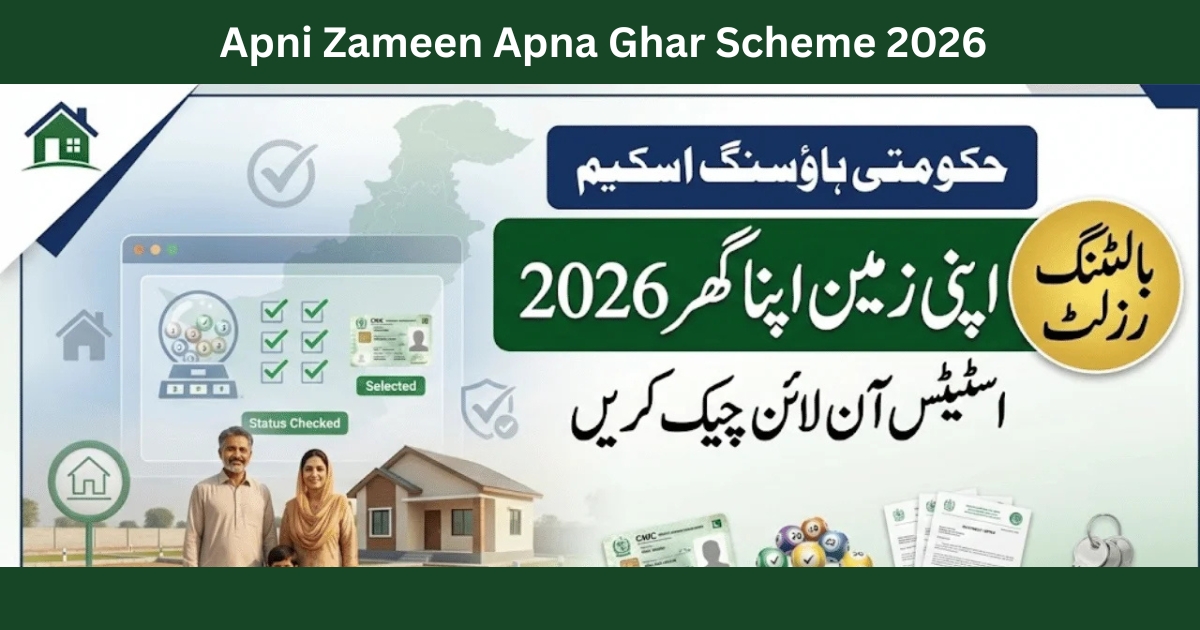Apni Zameen Apna Ghar Scheme 2026 – Complete Guide, Online Registration, Latest News & Balloting Details