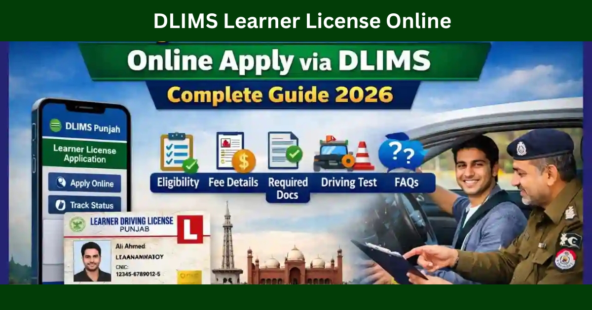 DLIMS Learner License Online – Complete Guide for Punjab