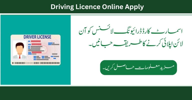 Driving Licence Online Apply in Pakistan (Punjab Guide 2026)
