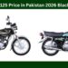 Honda 125 Price in Pakistan 2026 Black Colour – Complete Guide