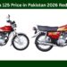 Honda 125 Price in Pakistan 2026 Red Colour – Complete Guide & Experience